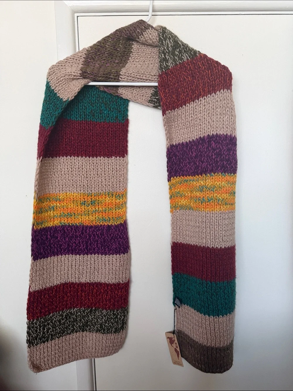 🆕 alpaca knit scarf